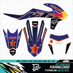 Kit de adhesivos personalizados para moto