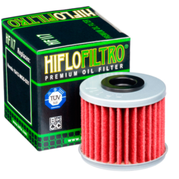 Filtro de aceite para moto marca Hiflofiltro