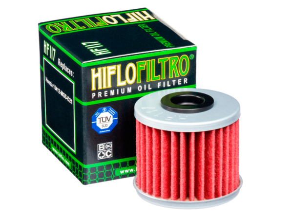 Filtro de aceite para moto marca Hiflofiltro