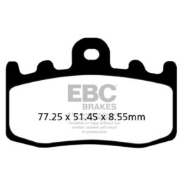 Pastillas de freno delantero sinterizadas para moto marca EBC