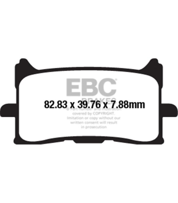 Pastillas de freno delantero sinterizadas para moto marca EBC