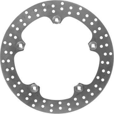 thumbnail interactive-video image 1 of NG Brake Disc Front Brake Rotor For BMW R 1200 GS (2005-2012) - Chrome 9621044 1 of 3