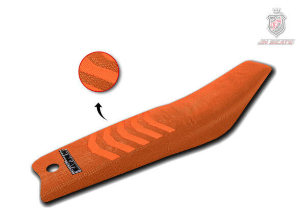 Funda de asiento antideslizante naranja para moto KTM SX 65 de motocross