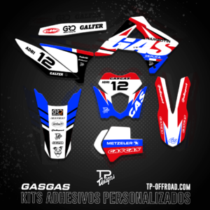 Kit adhesivos GASGAS EC/MC/FSR 125-450 2010